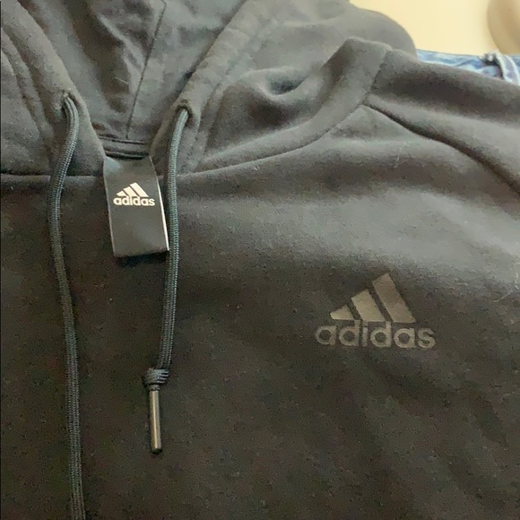 Black adidas hoodie - Picture 2 of 2